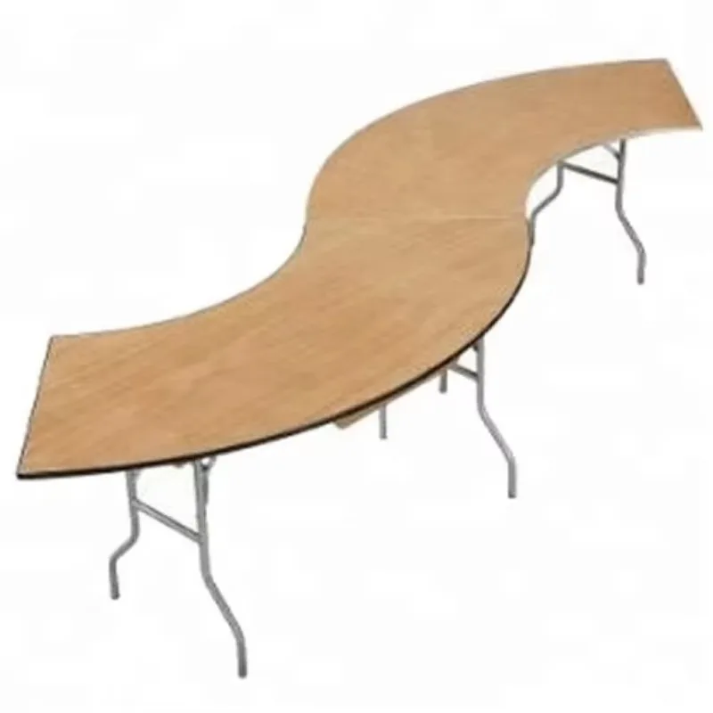 Restaurant-Serpentinenholz-Klapptisch zur Miete