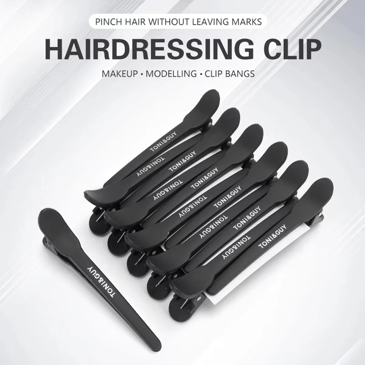 12-teiliges Haarspangen-Set, tragbar, rutschfest, multifunktional, für den Haushalt, Friseur-Clips, Salon-Styling-Werkzeuge ﻿ Image