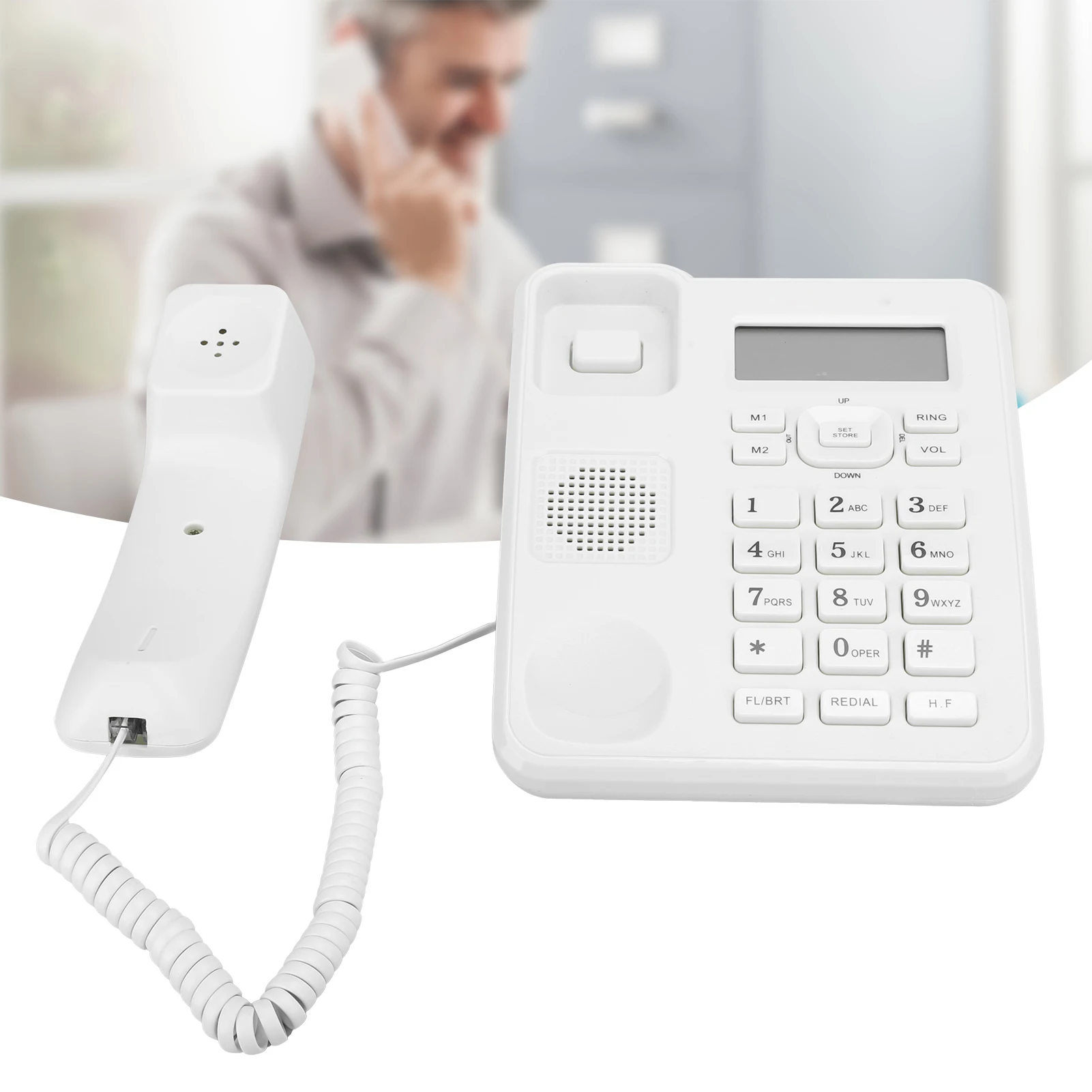 Téléphone domestique KX-T6001CID, hôtel domestique, maison, entreprise, téléphone fixe, équipement