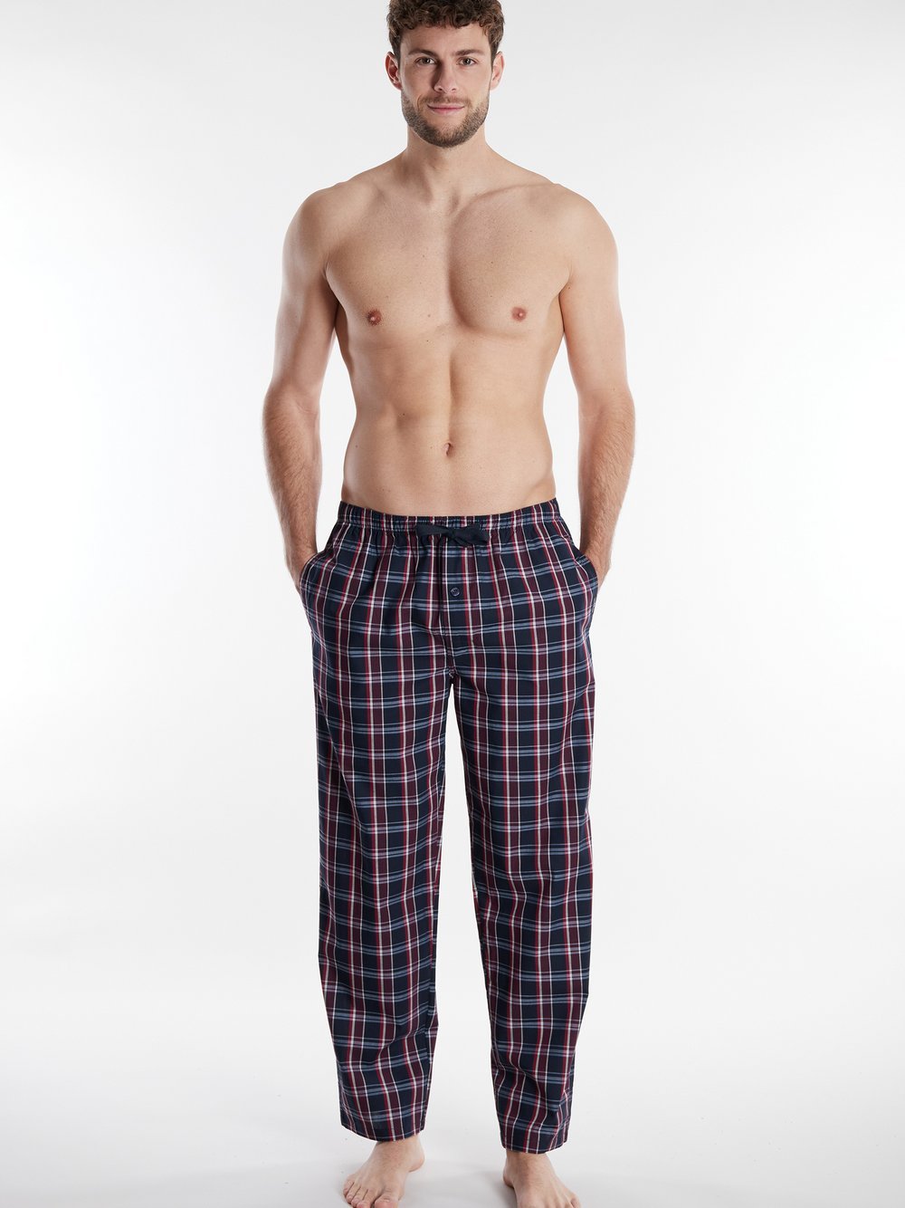 GÖTZBURG Pyjama Hose Herren blau, 50 Image
