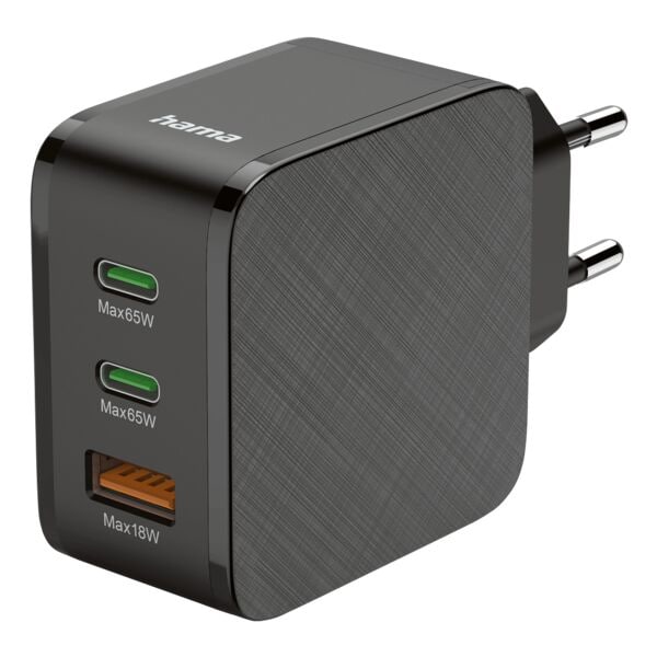 Hama Schnellladegerät 2x USB-C / 1x USB-A QC 65 W Image