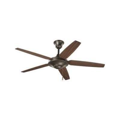 Progress Lighting P2530-20 54-Inch 5 Blade Energy Star Fan with Reversible Medium Cherry/Classic Wal