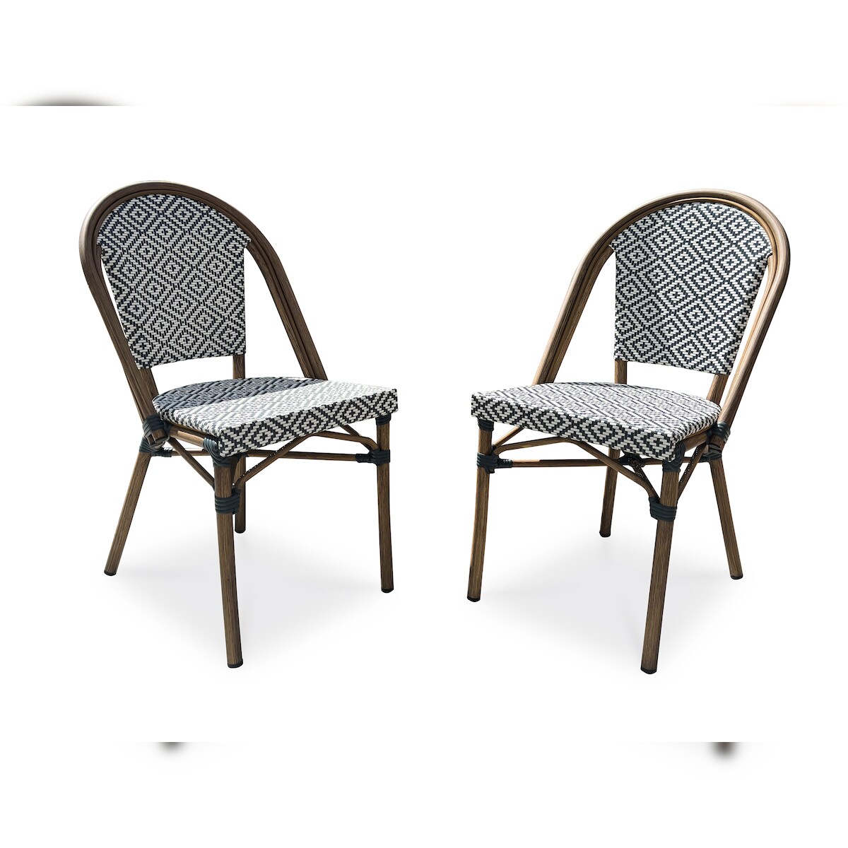 CITY Garden Set mit 2 stapelbaren Gartensesseln aus Aluminium Image