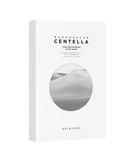 Madagascar Centella Tone Brightening Glow Mask BOX 5 pz Maschera viso