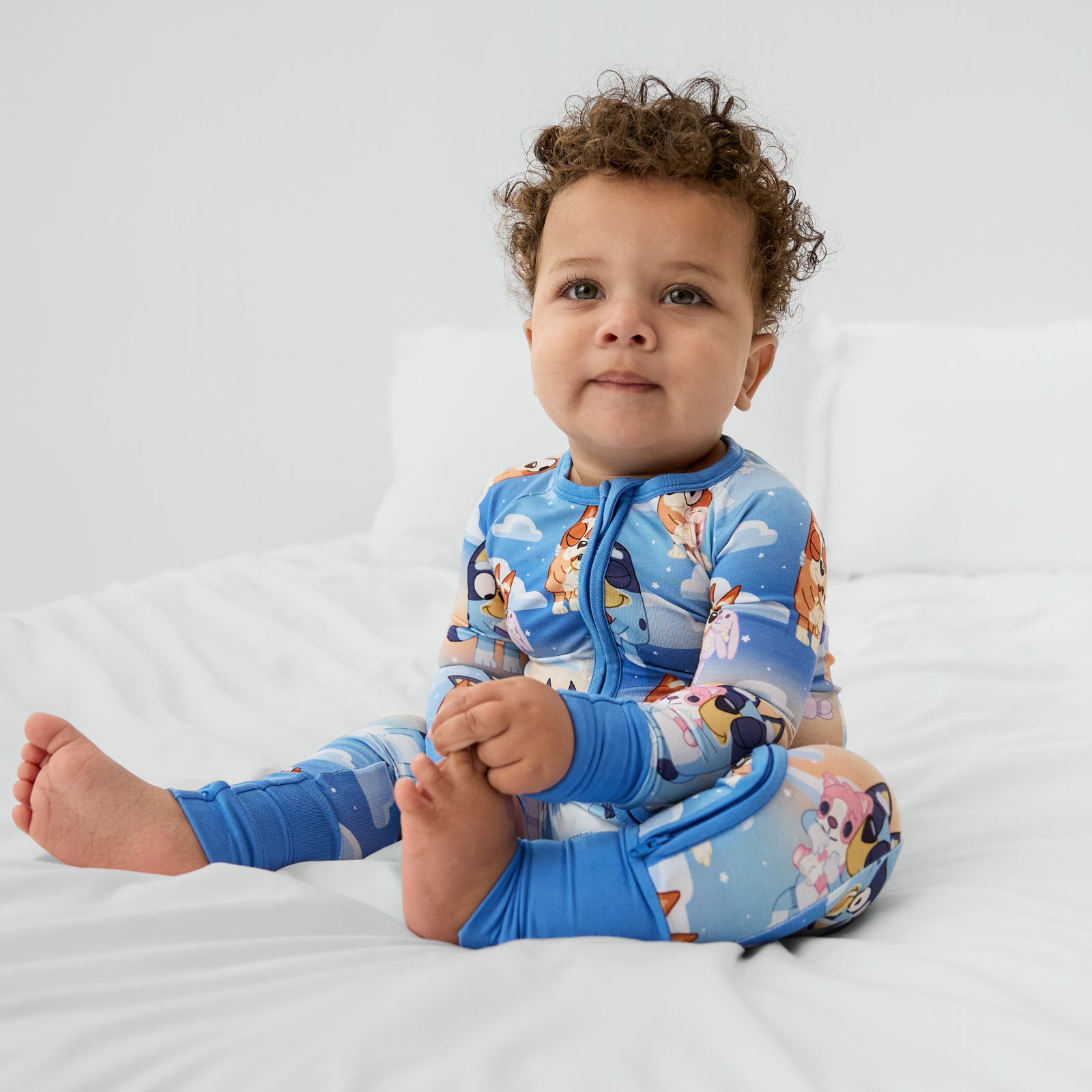 Bluey Blue Sleepytime Zippy - 12-18 months