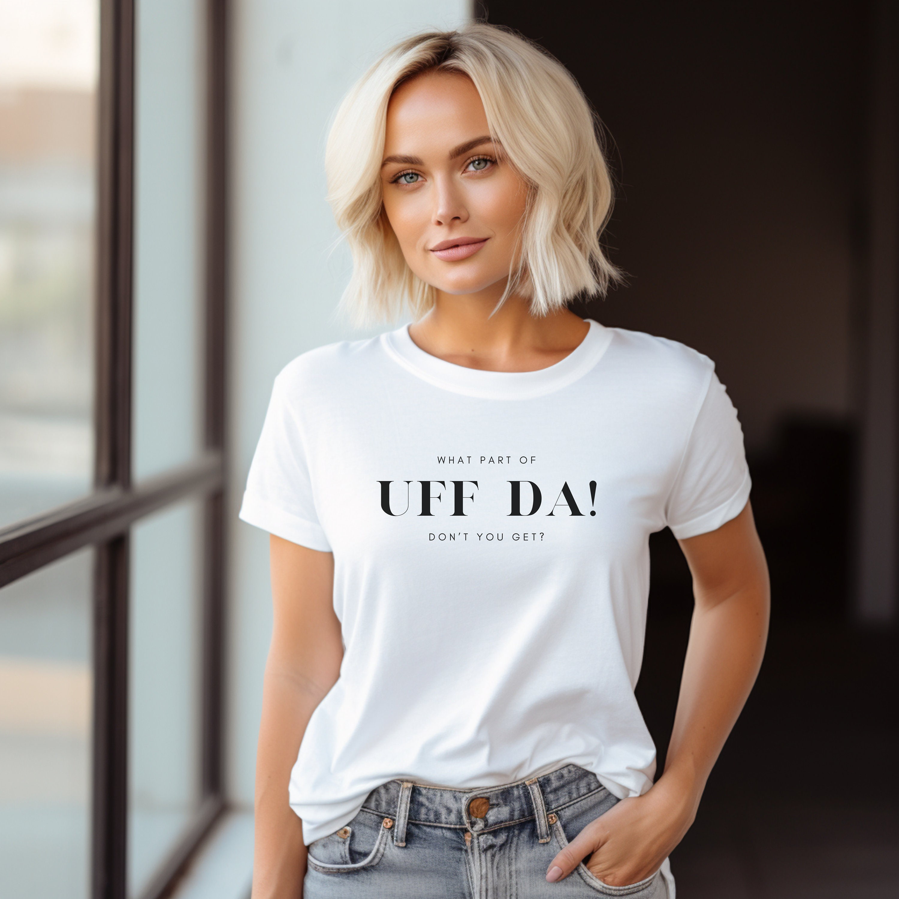 Uff da Norwegen T-Shirt norwegisches T-Shirt Lustiges T-Shirt Uff da Shirt aus Norwegen Uff Da Norweger Shirt Norwegen Geschenk Norwegisches T-Shirt L