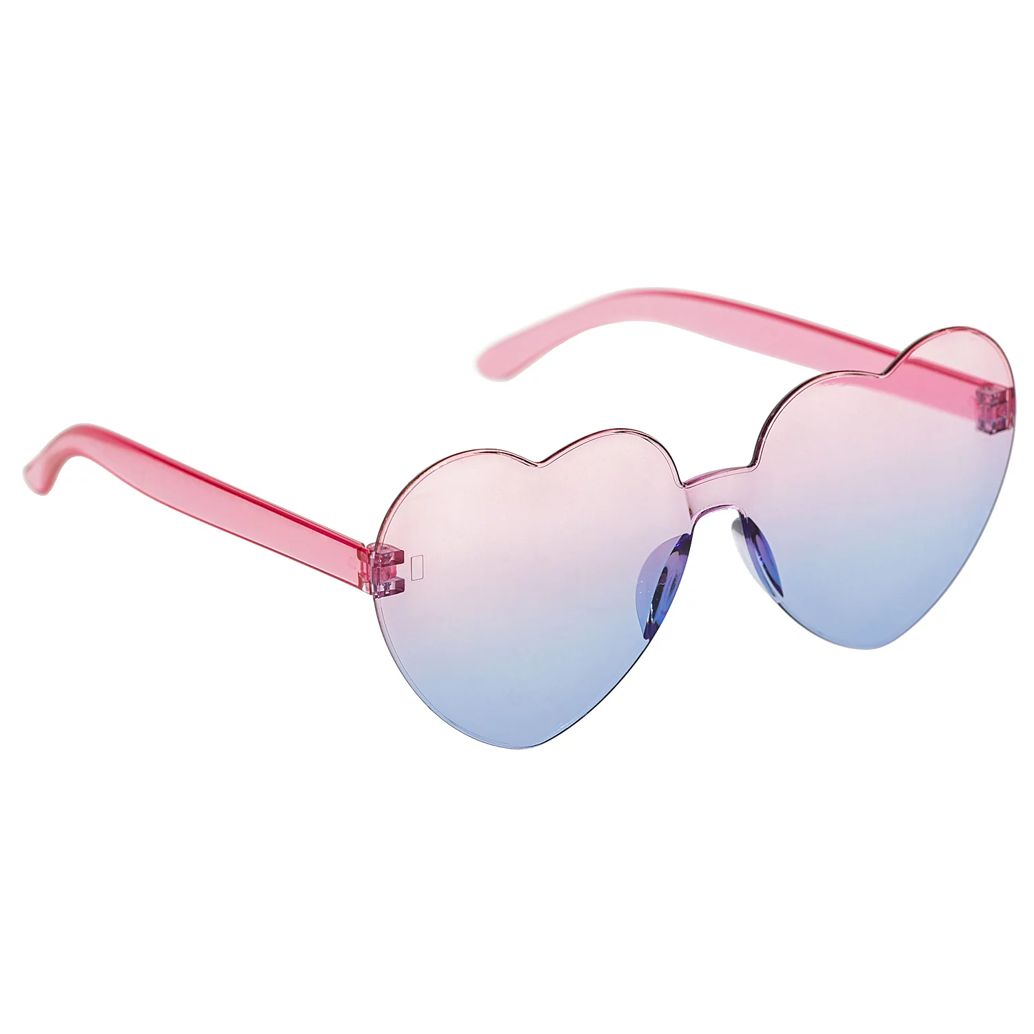 Brille Herz, rosa/blau Image