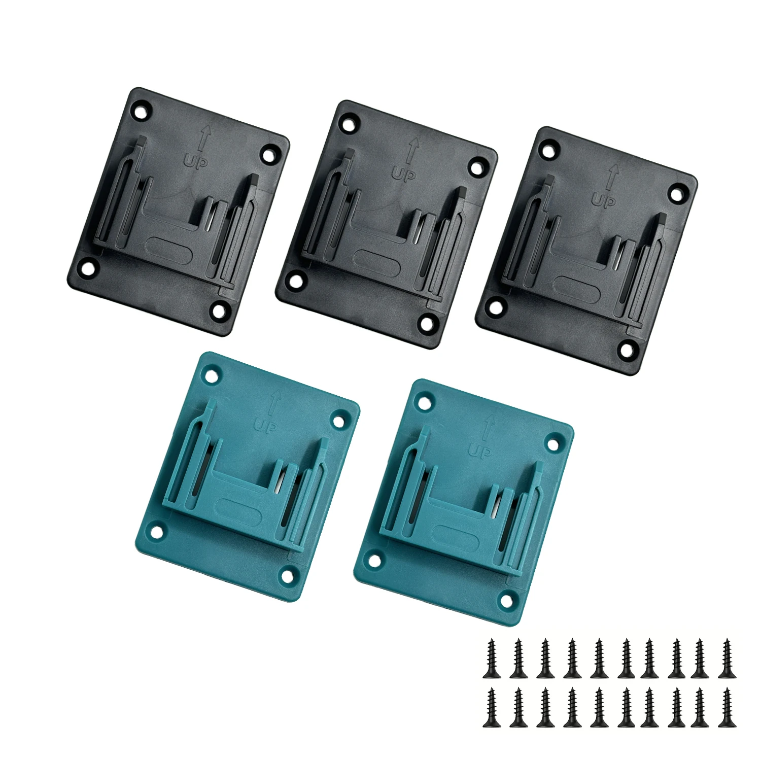 5/10Pcs Wand Halterung Lagerung Halterung Maschine Halter Befestigungs Geräte Elektrische Werkzeug Fit für Makita für Bosch & makita 18V Batterie Image