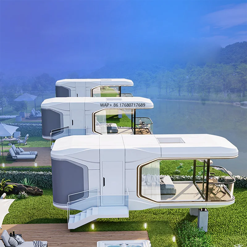 Voll ausgestattete mobile Kabine Tiny Living Prefab Stahlbehälterhaus Chinesisches modulares Hotel für vorgefertigte Häuser zu Hause