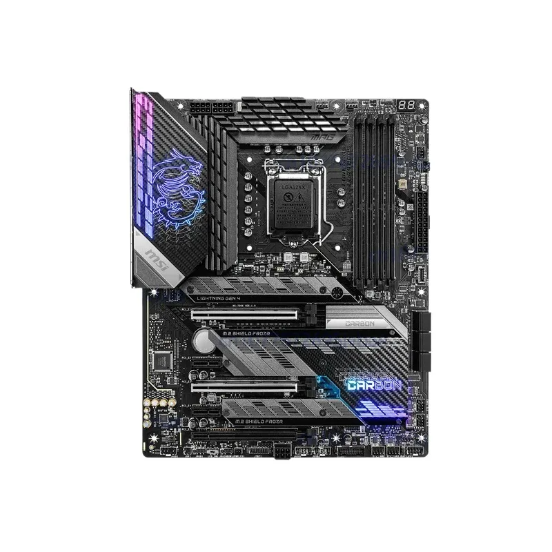 Für MSI MPG Z590 GAMING CARBON WIFI Motherboard LGA1200 DDR4 128G ATX Getestet ok Image
