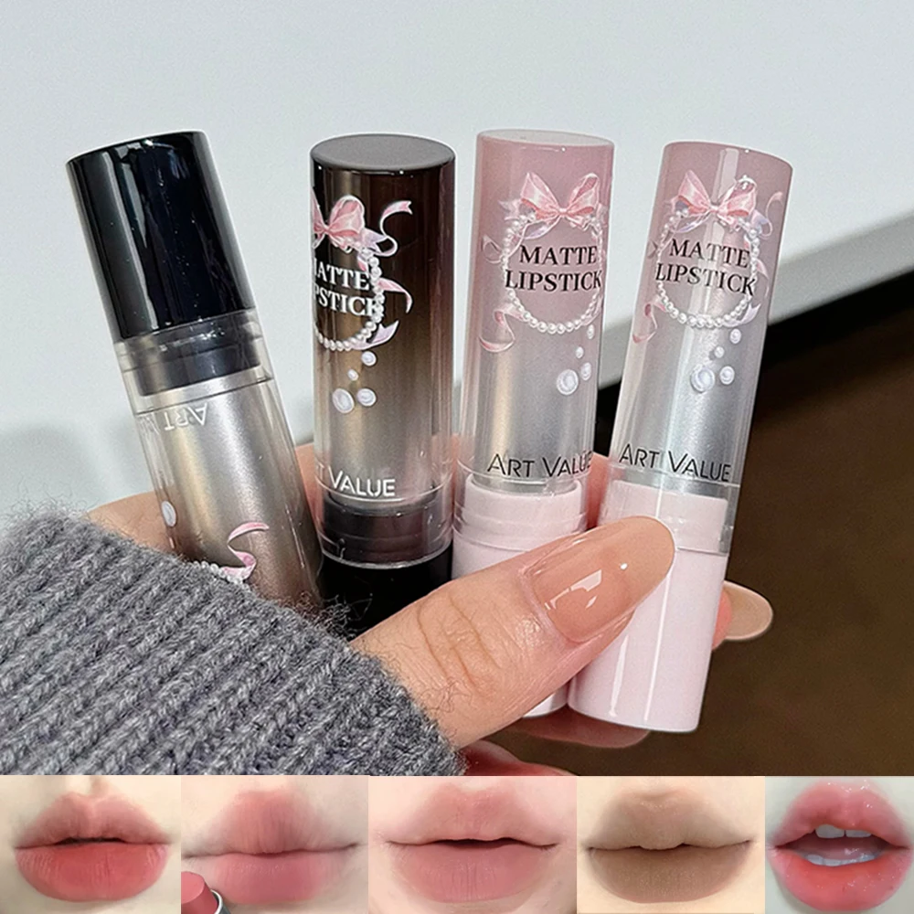Art Value Matte Velvet Lippenstift, langanhaltendes Pigment, aufhellender, transferfester Lippenstift-Lippenschlamm, perfekt für den ganzen Tag Image
