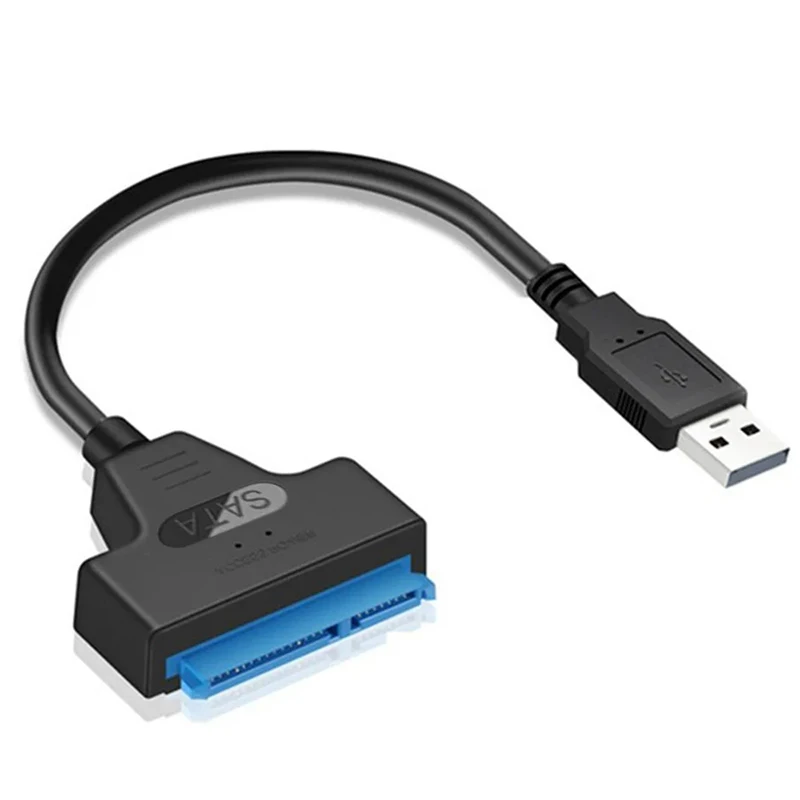 USB 3.0 SATA 3-Kabel Sata auf USB 3.0-Adapter bis zu 6 Gbit/s, unterstützt 2,5 Zoll externe HDD SSD-Festplatte, 22-poliges SATA III-Kabel Image