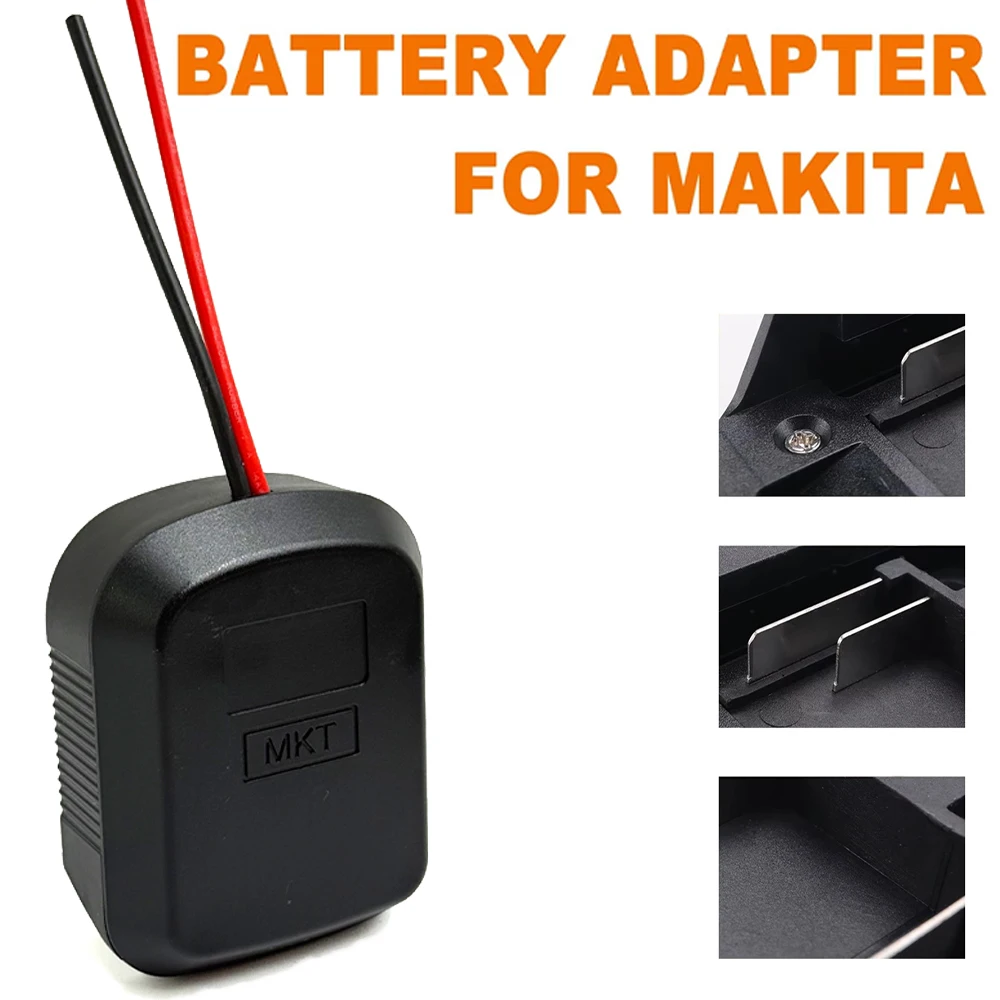 12AWG Adapter Konverter für Makita 18V Li-Ion Akku Elektrowerkzeuge Stecker Adapter Basishalterung für Akku DIY Zubehör Image