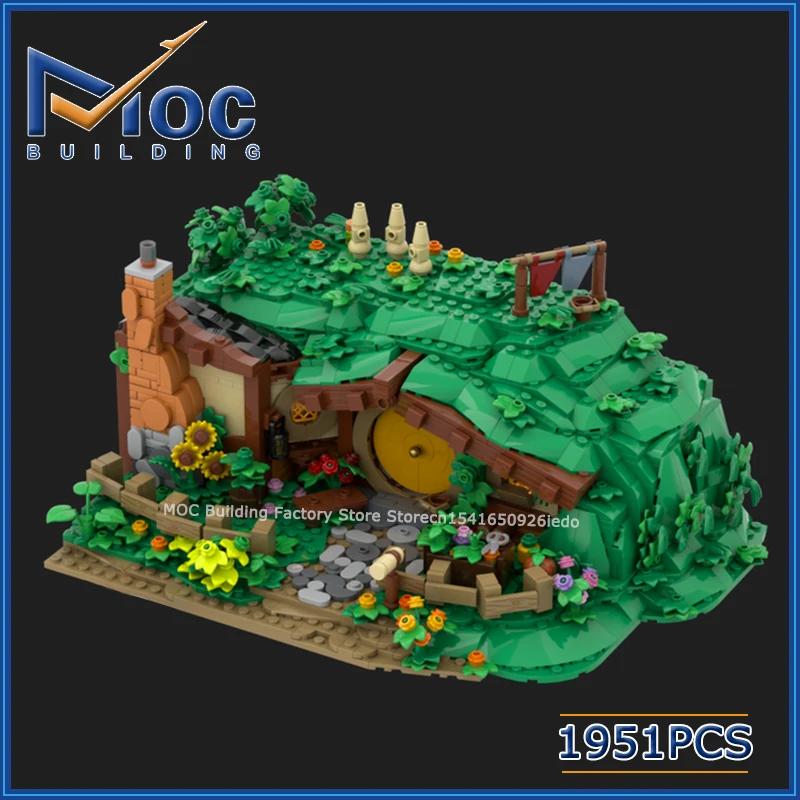 MOC Bausteine Klassische Film Serie Szene Garten Haus Modell DIY Montieren Ziegel Kreative Spielzeug Sammlung Display Weihnachten Geschenke Image