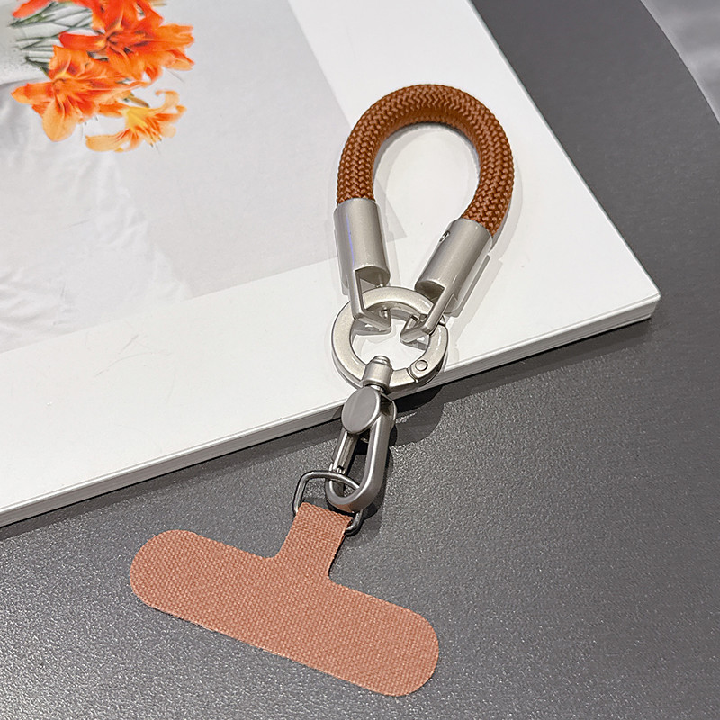 New Fashionable Phone Clip Lanyard Wristband Durable and Sturdy Bag Camera Cord Anti-Loss Unisex Wrist Lanyard Short Phone Chain New Fashionable Rotating One-Piece Clasp Finger Ring Lanyard