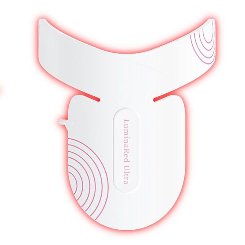 New Product Led Red Light Beauty Mask FDA Certified Household Silicone Facial Mask Phototherapy Facial Beauty Instrument LED Light Release Mask with Neck Strap - USB Charging 2600 MA Applicable To Th