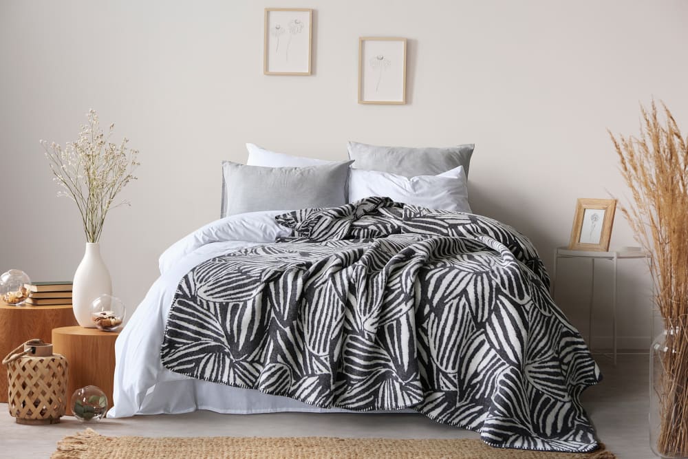 Couverture -Plaid 150x200 cm Anthracite