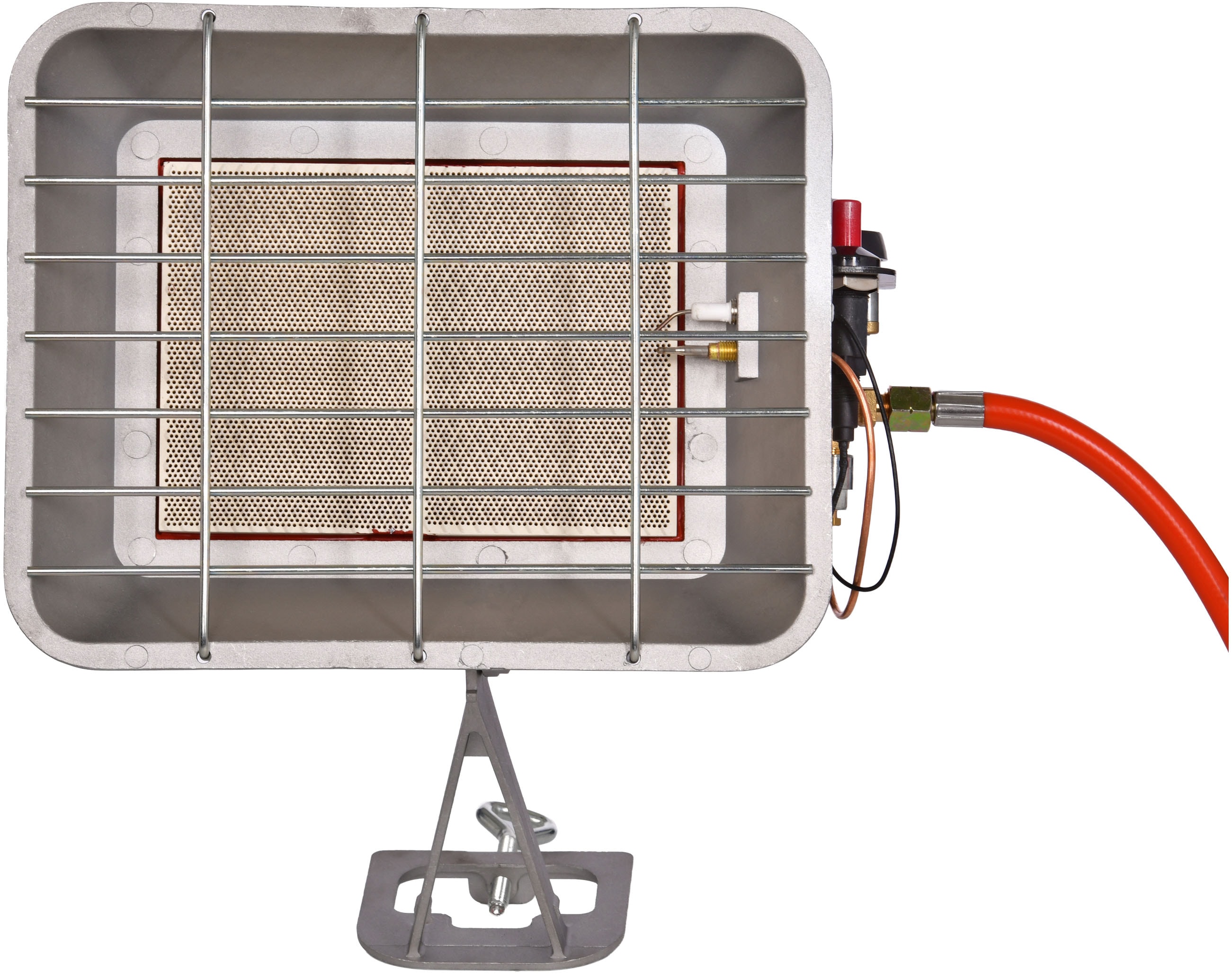 FIREFIX Heizstrahler "COMFORT 4,4 kW", silber, B:24,4cm H:33,9cm T:11,6cm, Heizstrahler, gasbetrieben, Heizstrahler