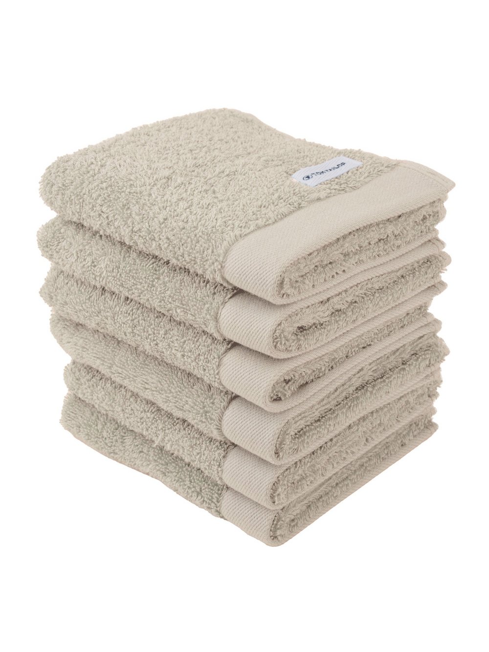 Tom Tailor Gästetuch im 6er-Pack Damen sand, 30x50cm Image