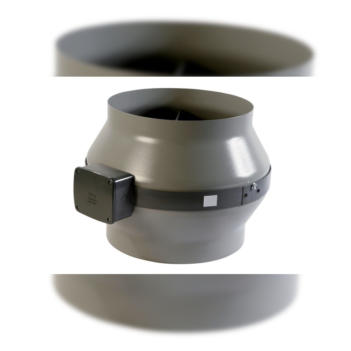 Vortice Radialer Rohrventilator CA MD E 150 Grau / Silber / Titan 85 Image