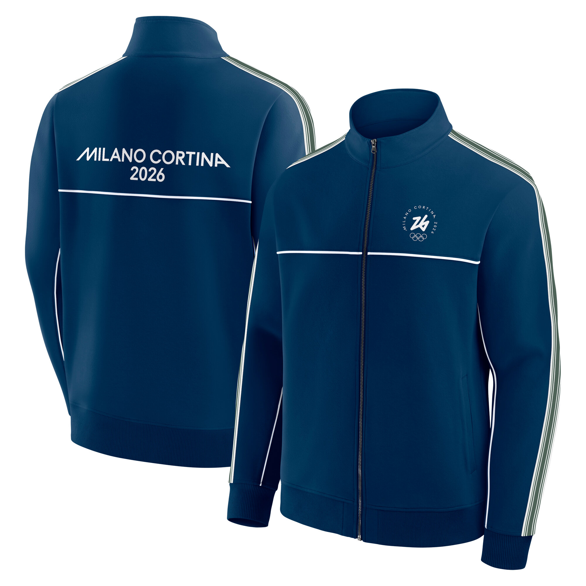 Milano Cortina 2026 Olympische Spiele Heritage Trainingsjacke - Blau Image