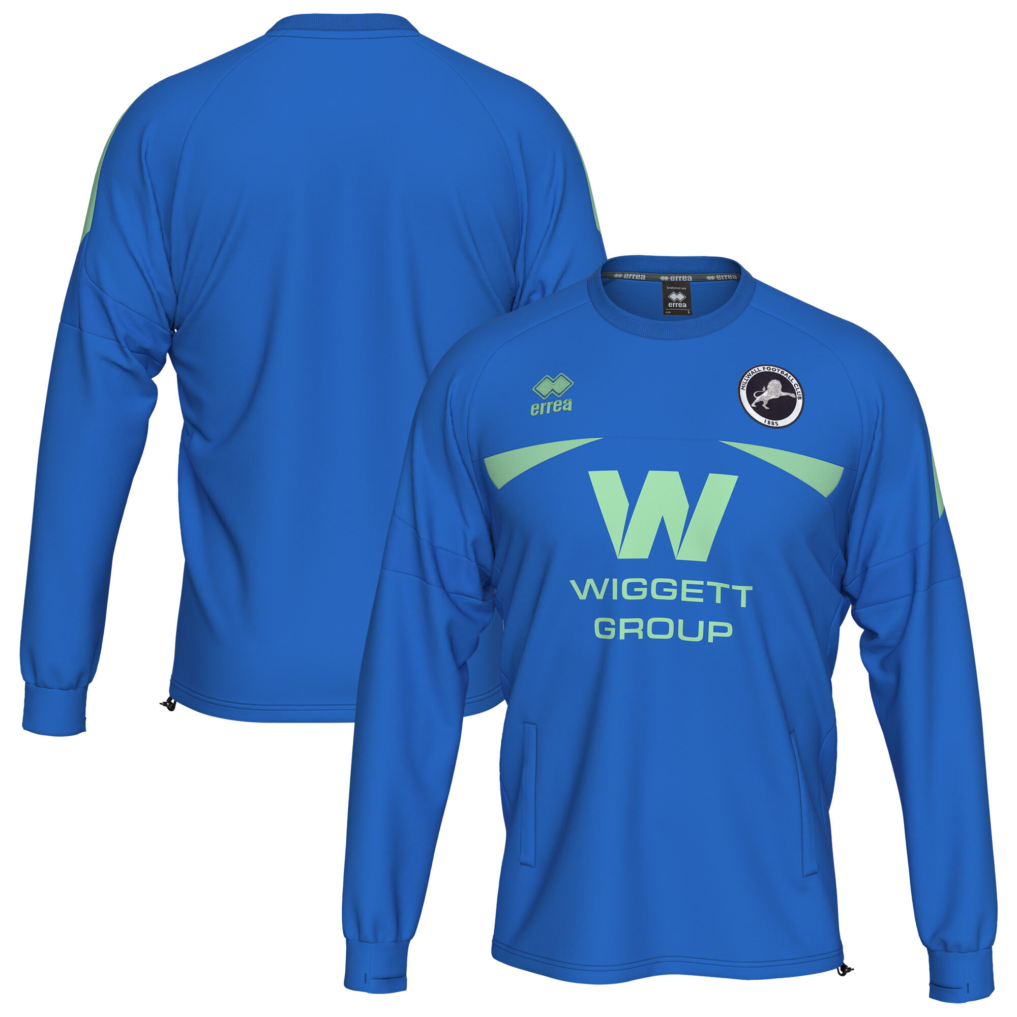 Millwall Errea Spielers Trainingssweatshirt - Blau - Kinder Image