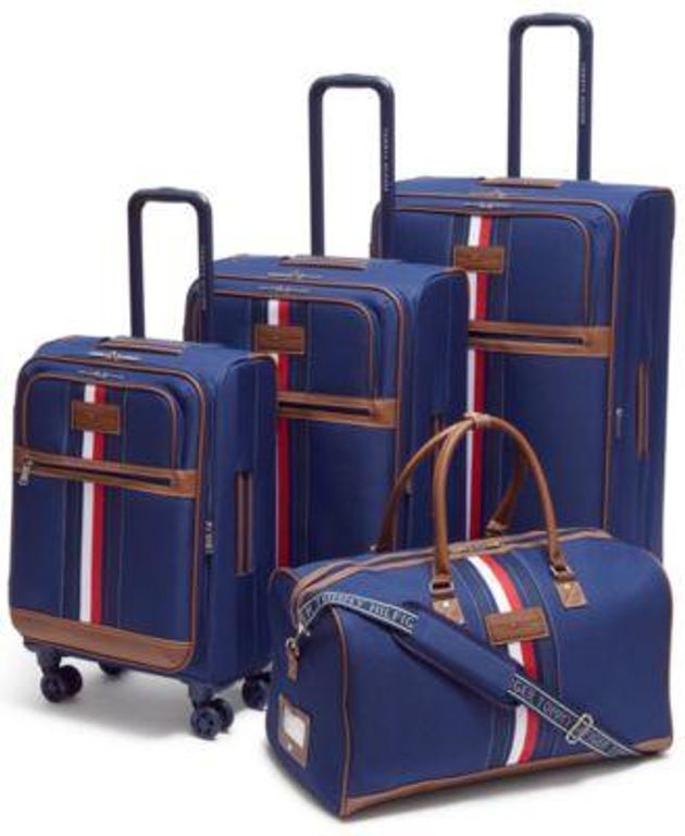 Closeout Logan Softside luggage Collection - Red - Tommy Hilfiger Luggage