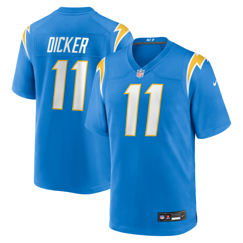 Los Angeles Chargers Nike Game Heimtrikot - Puderblau - Cameron Dicker - Herren Image