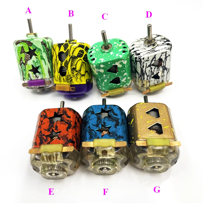 Mini 130 Motor DC 3 V 3,7 V Ultra-hohe Geschwindigkeit Starker Magnetismus mit Kühlloch DIY RC Spielzeug 4WD Slot Rennwagen