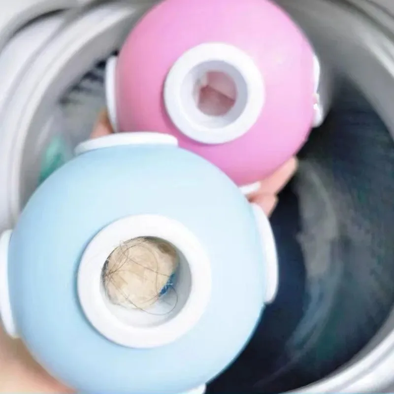 2Pcs washing machine anti-winding washing ball filter bag hair remover hair filter artifact washing ball