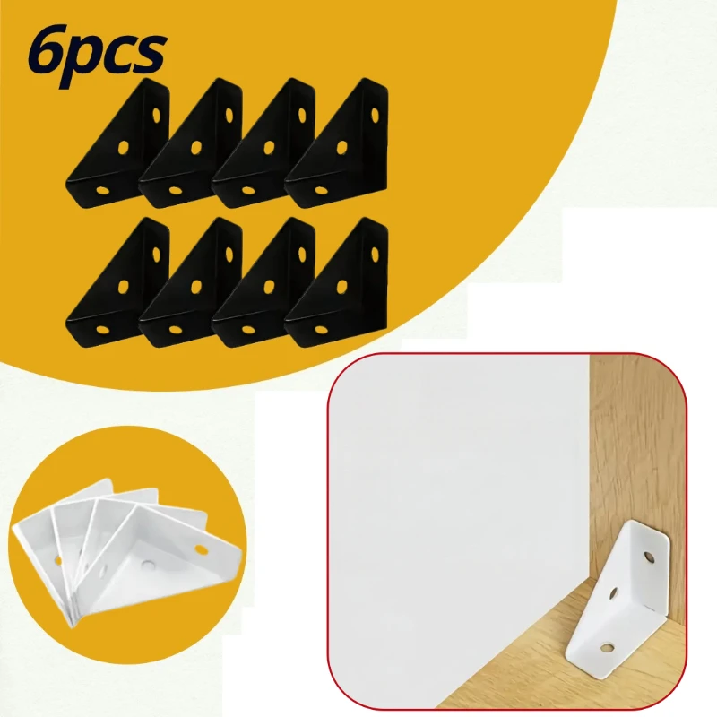 6 Stück universelle dreieckige Halterungen mit hoher Stabilität, zur Montage von Möbeln wie Sofas, Tische, Stühlen