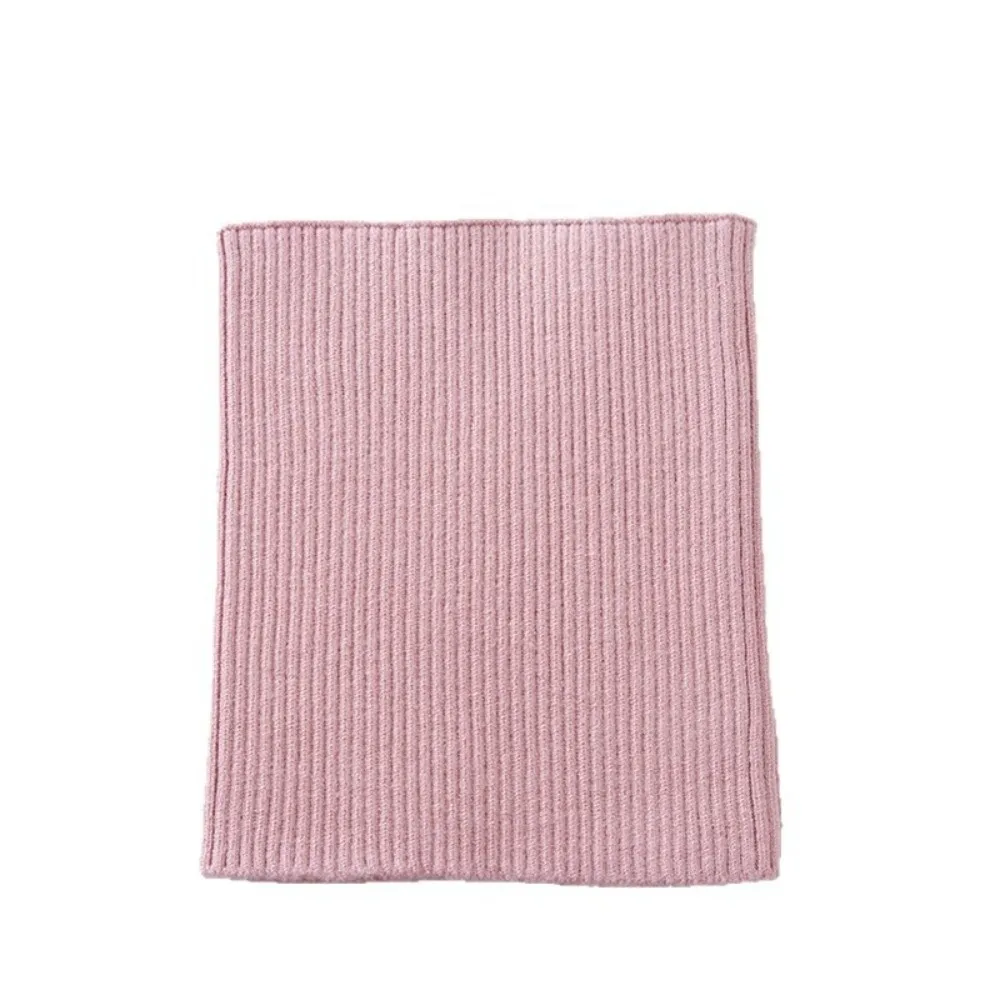 Neuer gestrickter Schal mit hohem Kragen, winddicht, abnehmbarer gefälschter Kragen, Halswärmer für Damen Image
