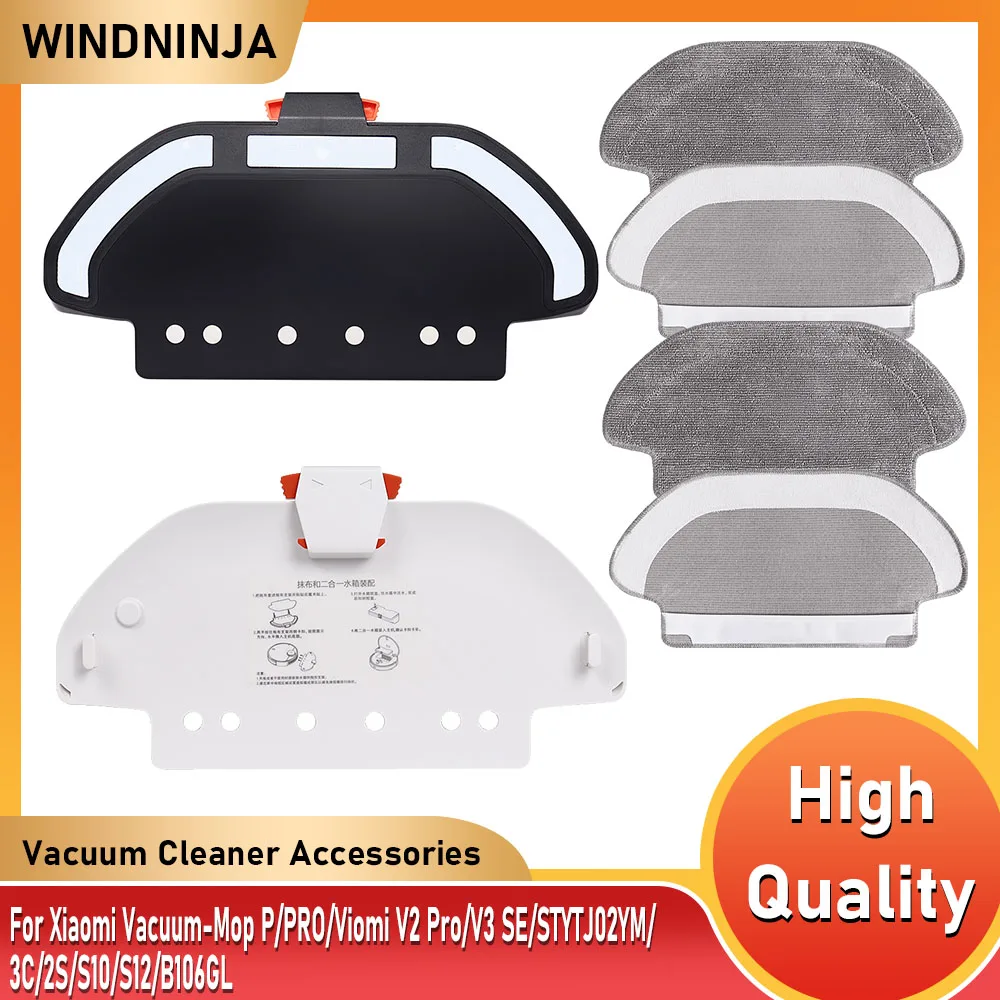 Mopp Tücher Halter Pad Für Xiaomi Vakuum-Mop P/PRO/Viomi V2 Pro/V3 SE/STYTJ02YM/3C/2S/S10/S12/B106GL Staubsauger Mopp Lappen Image