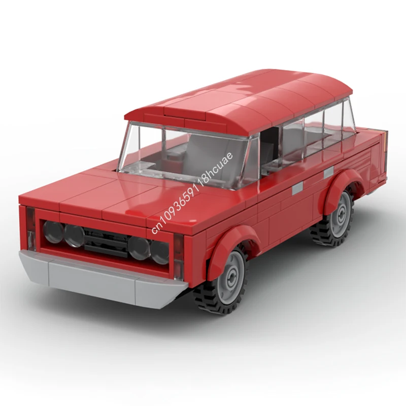 206 stücke MOC Fiat 125p Station Wagon City Champions supercar Modell Bausteine Bildung Ziegel handwerk spielzeug Weihnachten geschenke Image