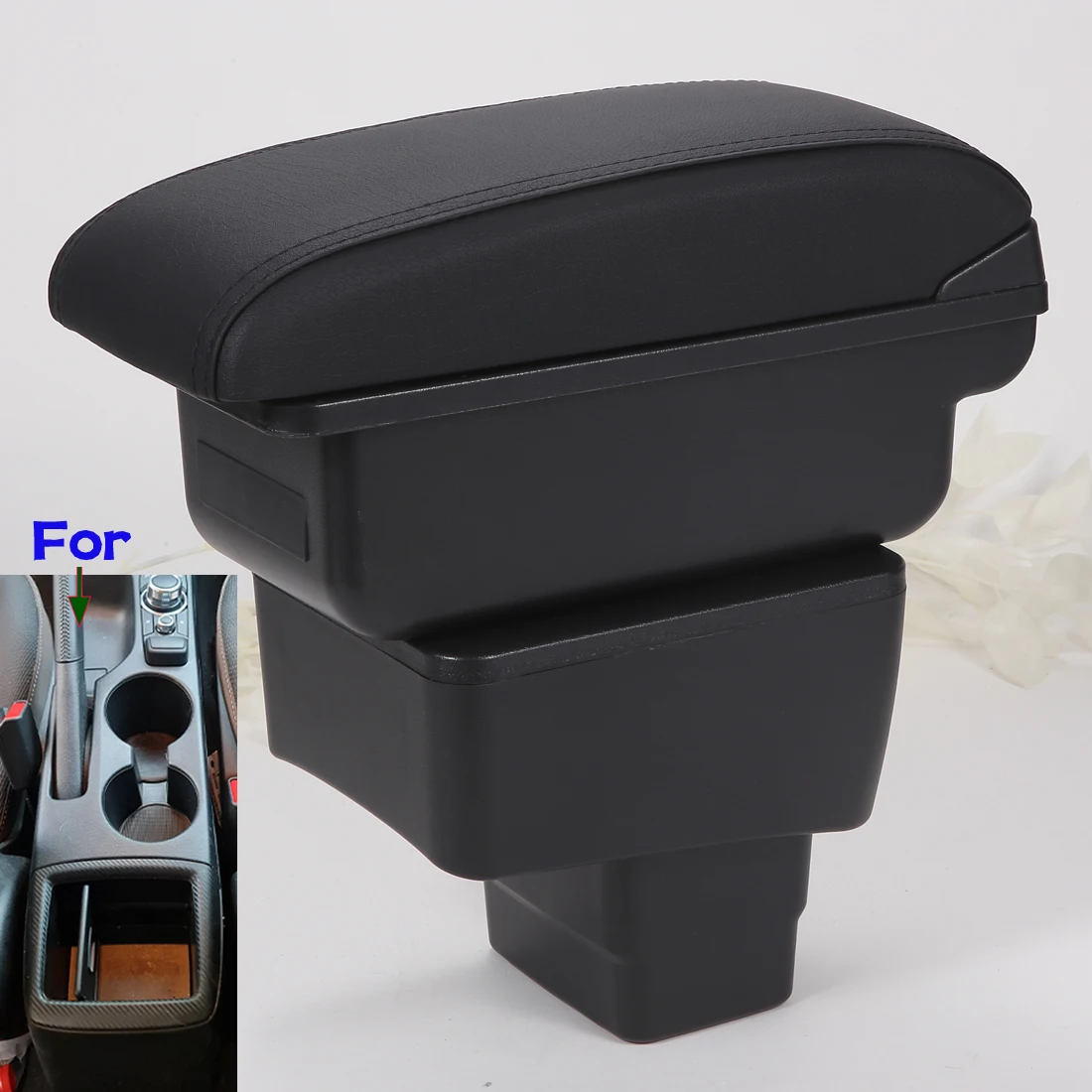 Für Mazda CX-3 Armlehne Box Nachrüstung Für Mazda 2 skyactiv version cx3 CX3 Auto Armlehne Auto Lagerung Box Gewidmet auto Zubehör Image