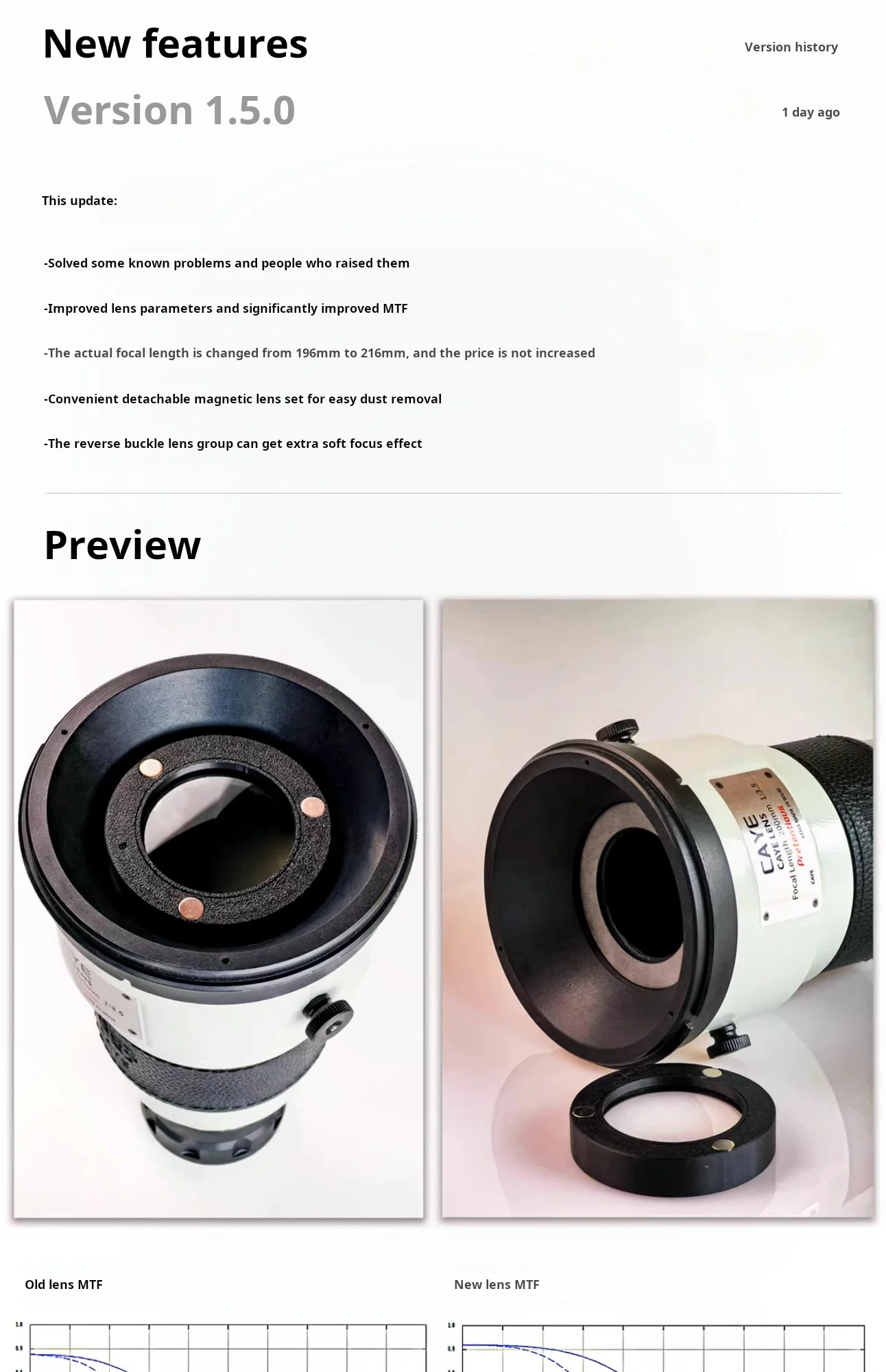 Caye 200 mm langes Fokus-Objektiv mit großer Blende und festem Fokus für Sony E Canon RF Nikon Z F Fuji X Canon EFM/M43 Canon EF Image