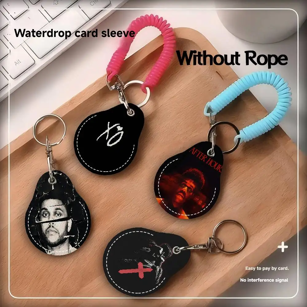 Rapper The Weeknd XO Waterdrop Aped N Acc Steuerkartenhalter für Fahrzeuge, öffentlicher Transport, Schlüsselanhänger, Schutzhülle Image