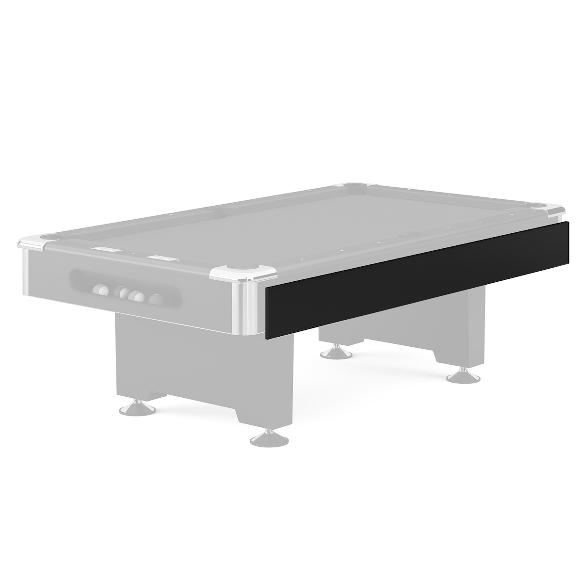 Automaten Hoffmann Seitenblende "Club Pro III", 7 ft, Schmalseite mit Ballentnahme, Walnuss Image