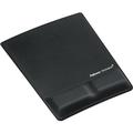 Fellowes Health-V Stoff Handgelenkauflage mit Mauspad schwarz 9181201, Mouse pad