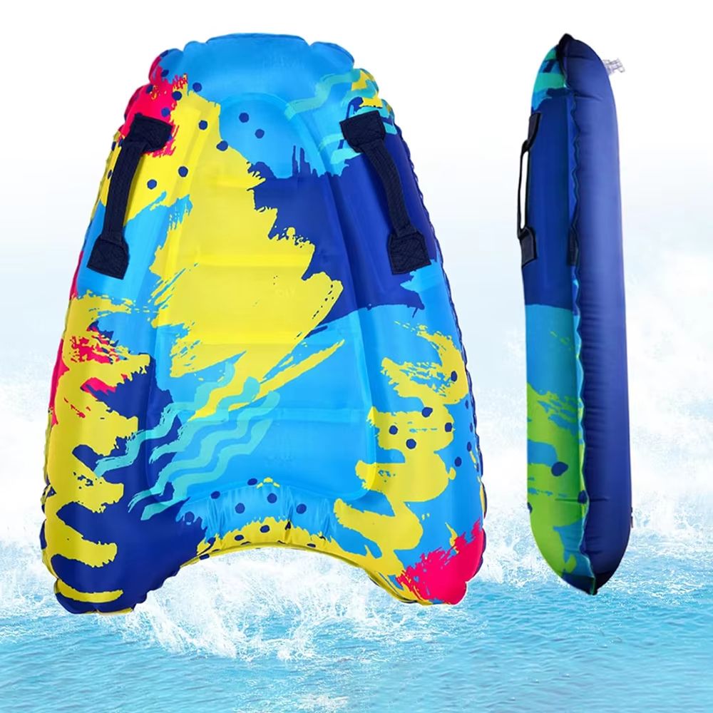 WaveGlider Thick PVC Inflatable Surfboard Portable Water Ski & Pool Surf Board a