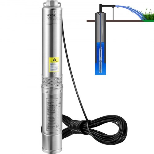 Stainless Steel Deep Well Submersible Pump, Head For Home Use Stainless Steel Deep Well Submersible Pump, Head For Home Use