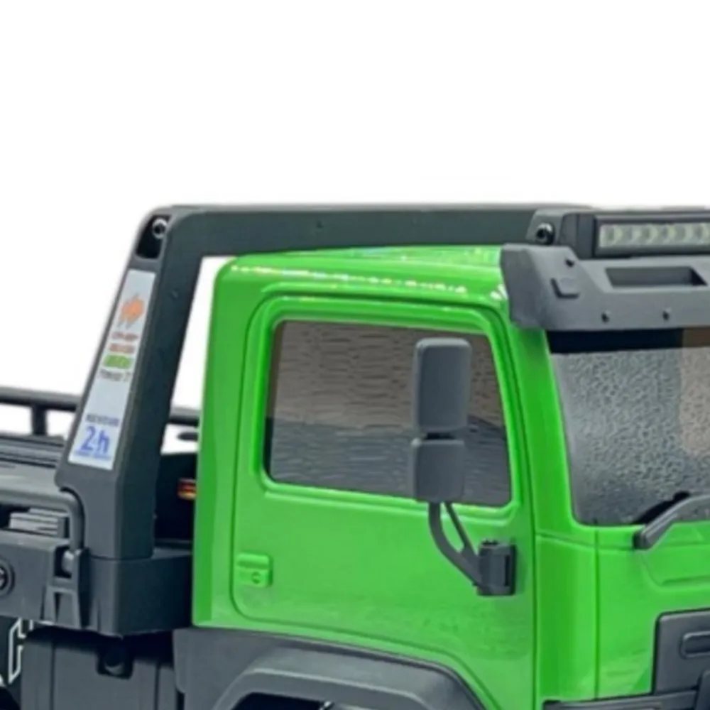 1/18 RC Crawler RTR 6x6 Flachbett-LKW Rock Car Hobby Plus CR18P Funksteuerung Off-Road-Modell 2-Gang-Getriebe Fahrzeuglicht