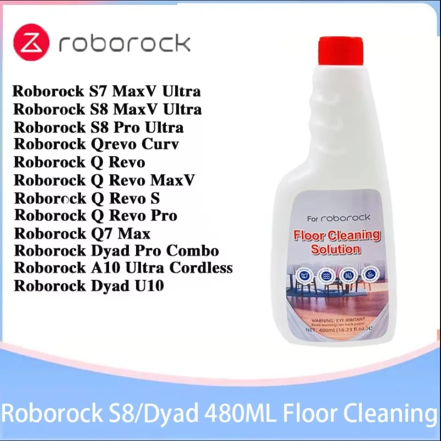 OMO 480ML Flüssigkeit für Roborock Saros 10, P20 PRO Q80 Max+ Q8 Q55 Pro+ Q55 Pro G10 G10s G10 Plus Q70 Max+ Q70 Q75 Image