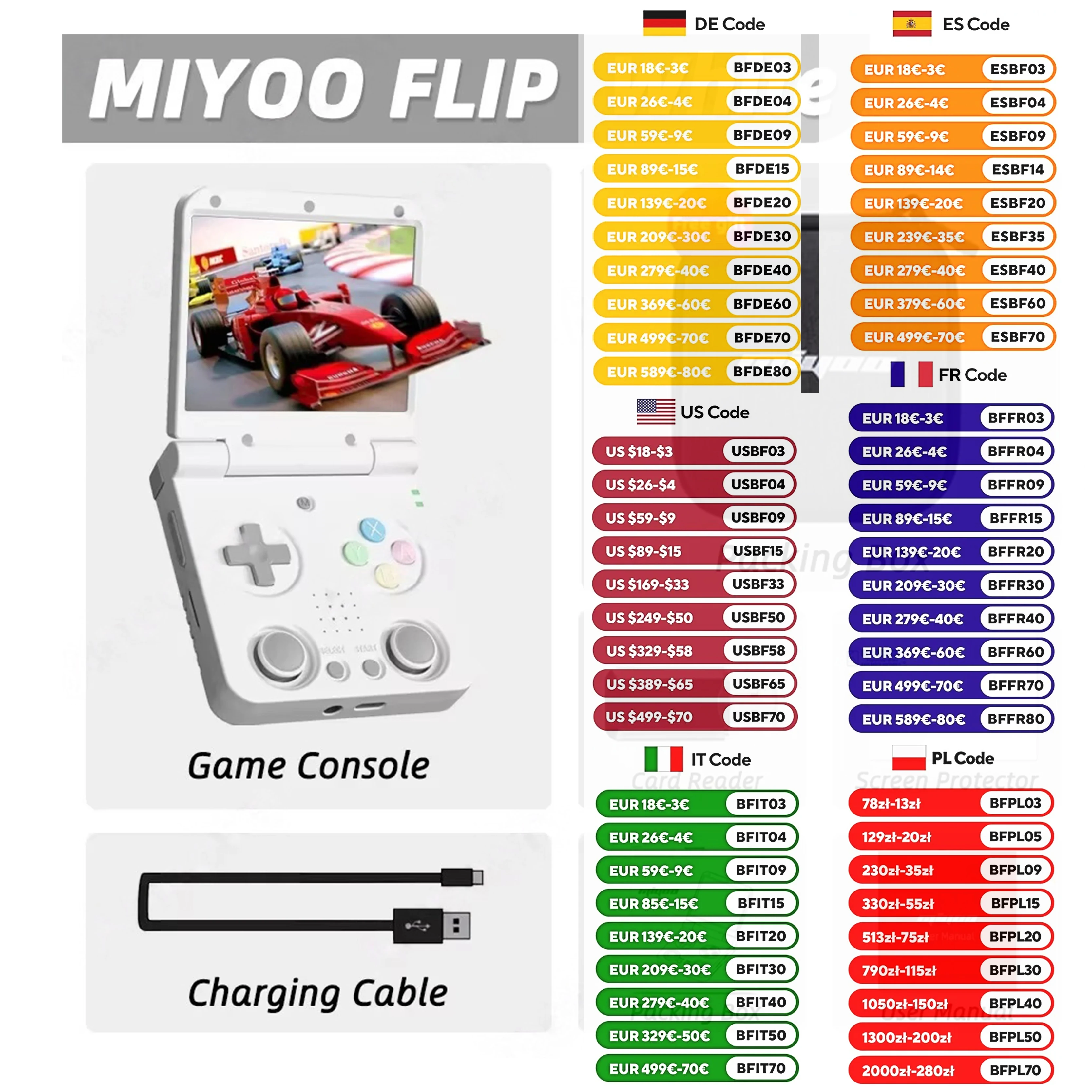 Classic miyoo flip v2 new version game console handheld joycons portable jouet enfant gratuit €0 15000 jeux retrogaming 3.5 Inch color jeux vidéo console emulator arcade game stick accessoires video