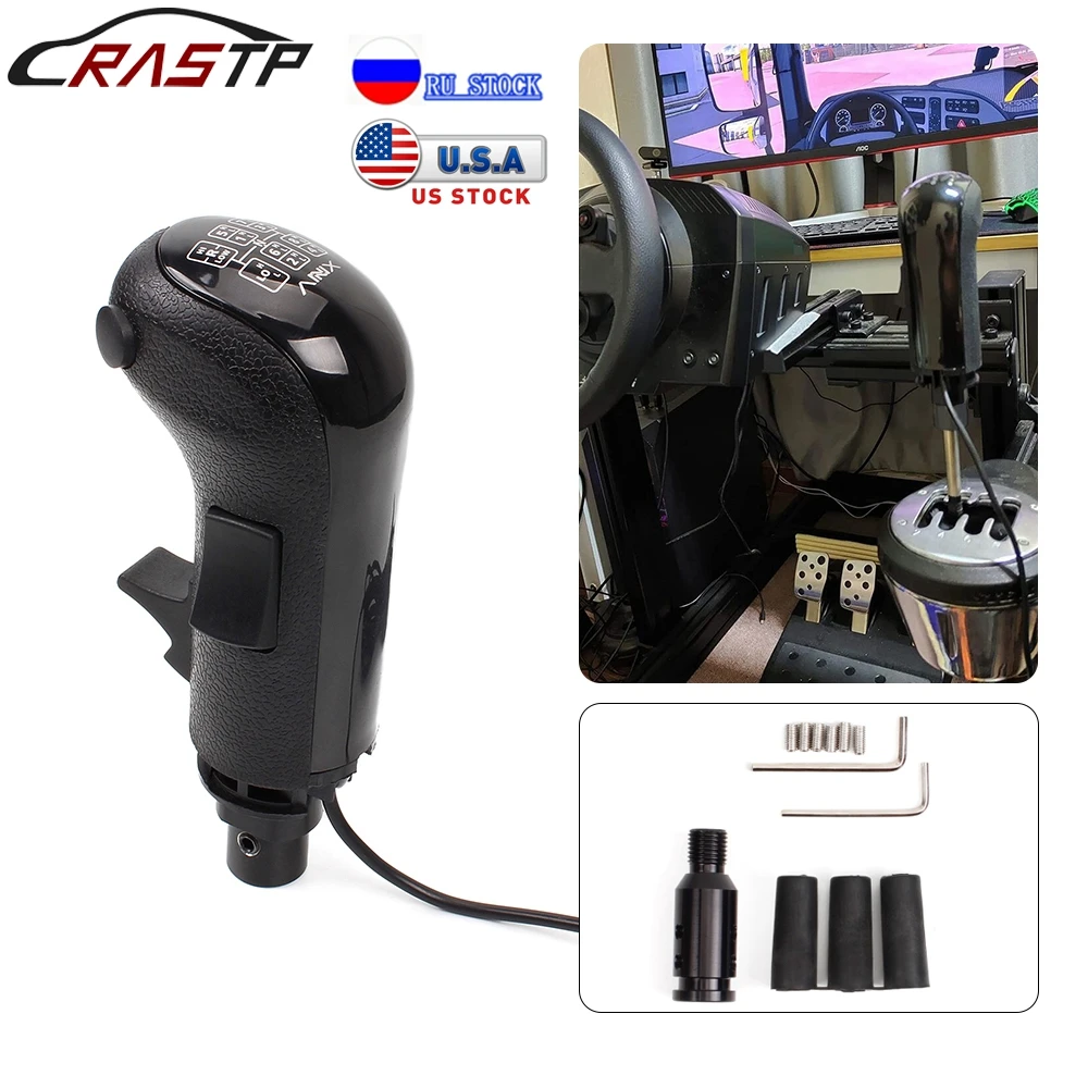 PC USB High Low Gear Simulator Shifter Knob Für Logitech G923 G29 G27 G25 TH8A USB Schaltknauf Für ATS ETS2 Lkw Spiele HB043 Image