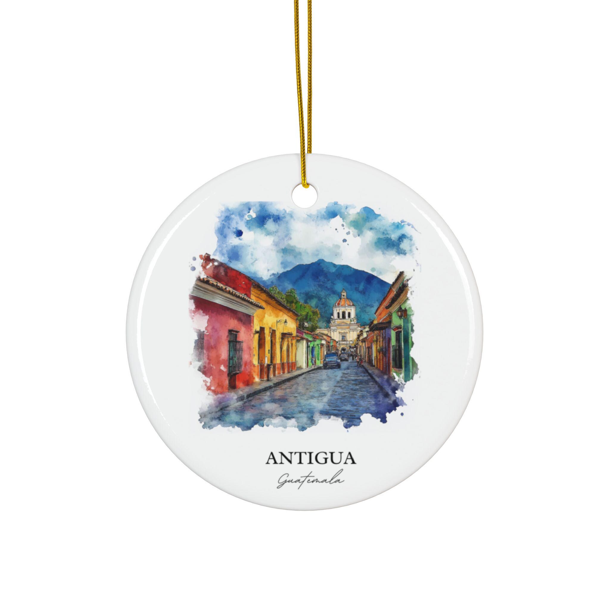 Antigua Guatemala Ornament: Einzigartiges Antigua Souvenir, Guatemala Weihnachtsdekor und authentisches Guatemala Geschenk