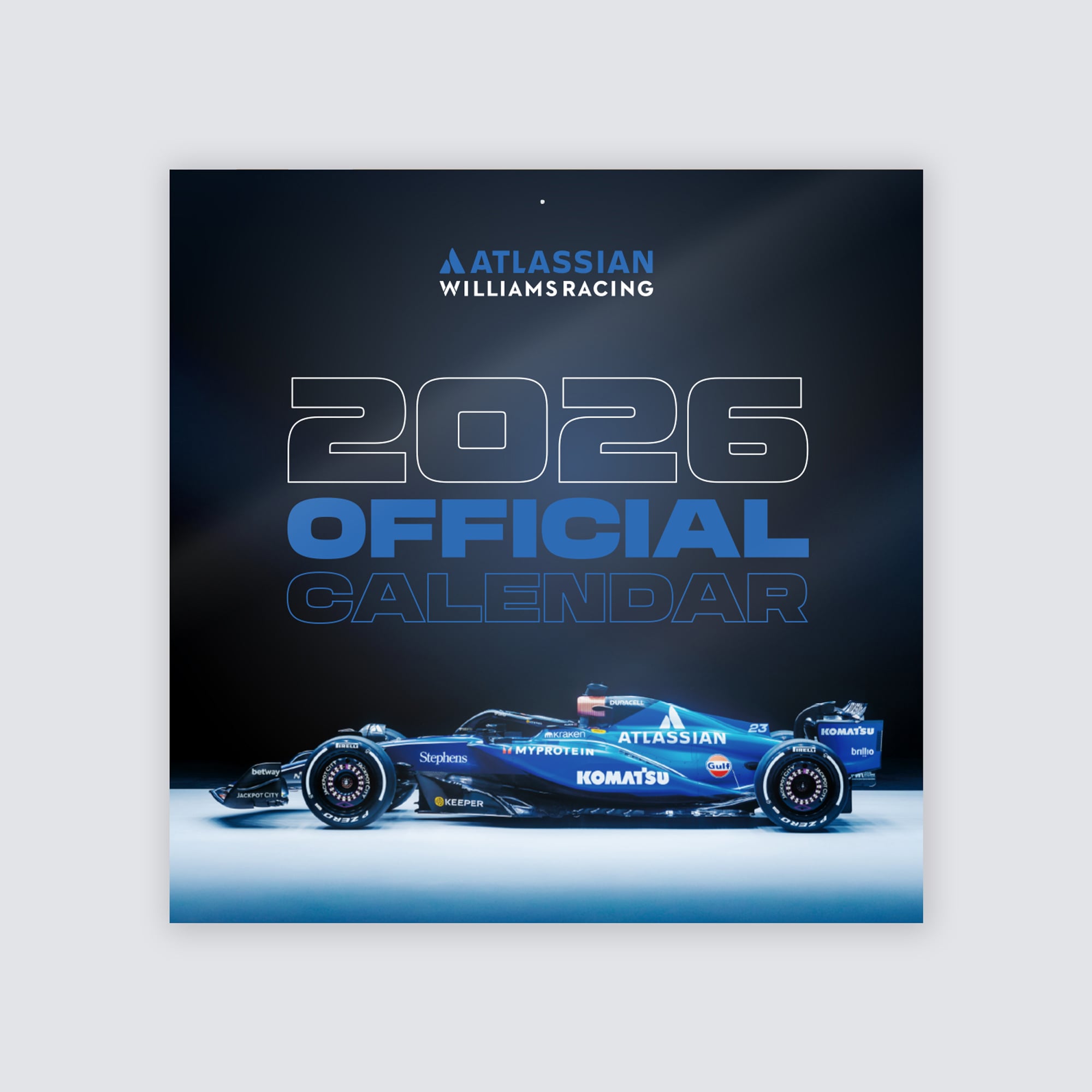 Calendrier mural officiel Williams Racing 2026 - No Gender Taille: One Size Only
