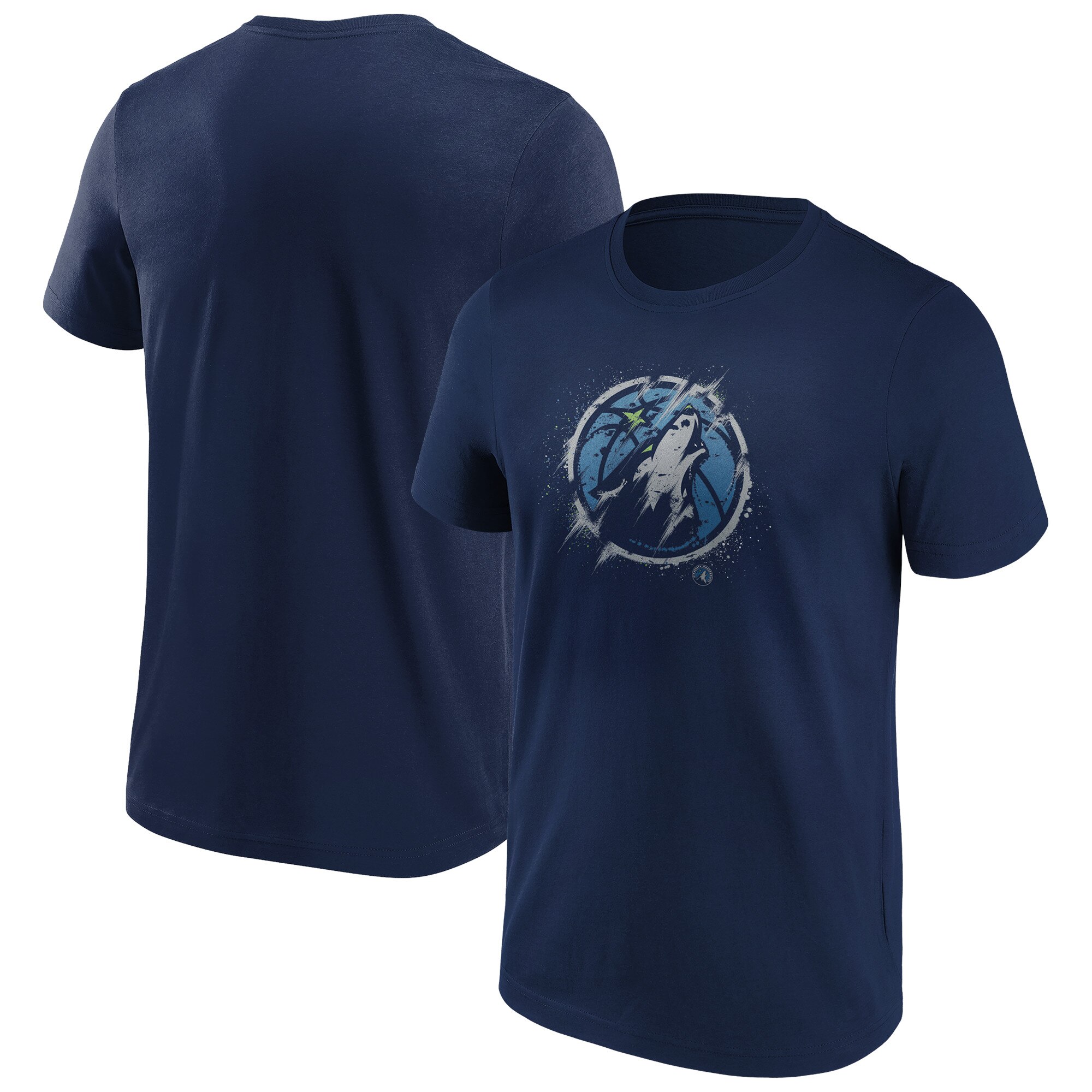 Minnesota Timberwolves Fanatics Branded Splatter Grafik T-Shirt - Herren Image