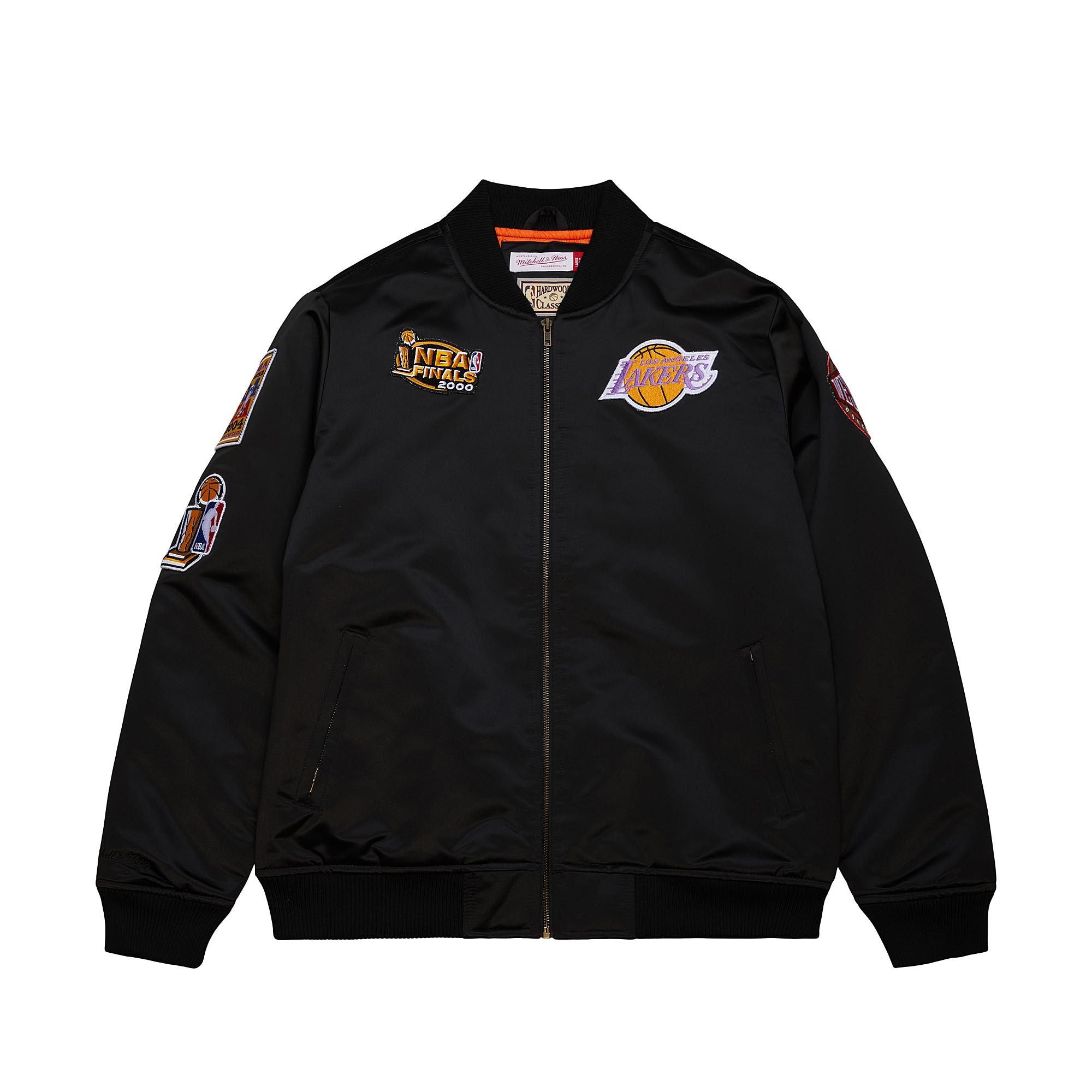 Los Angeles Lakers Mitchell & Ness Satin Bomberjacke Image