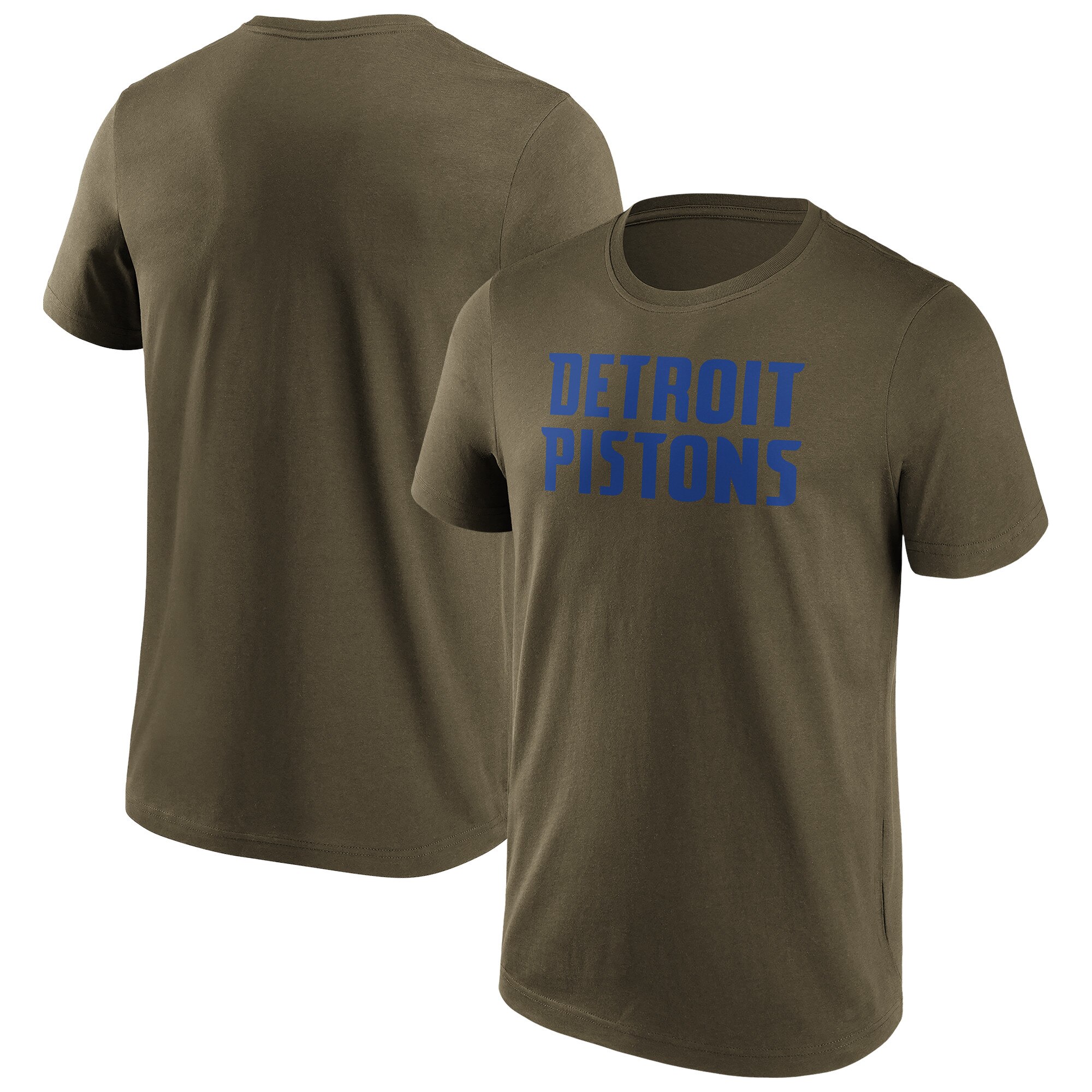 Detroit Pistons Fanatics Marken-T-Shirt in Modefarbe mit Wortmarke - Herren Image